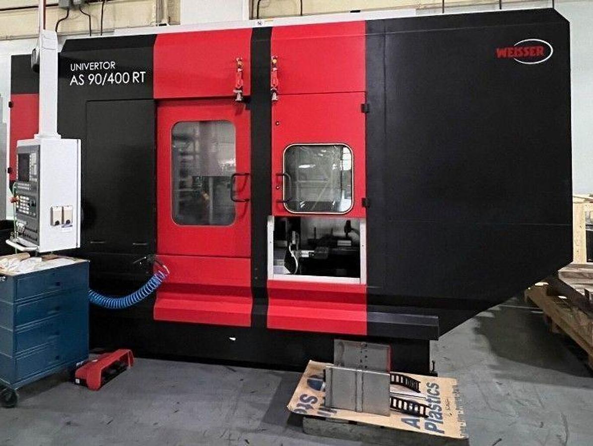 Used WEISSER UNIVERTOR AS90/400L RT CNC Lathe