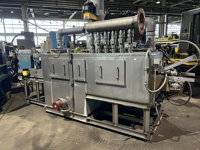 Used 18" WIDE X 6" TALL INTERNATIONAL THERMAL SYSTEMS 3 STAGE GAS FIRED BELT WASHER