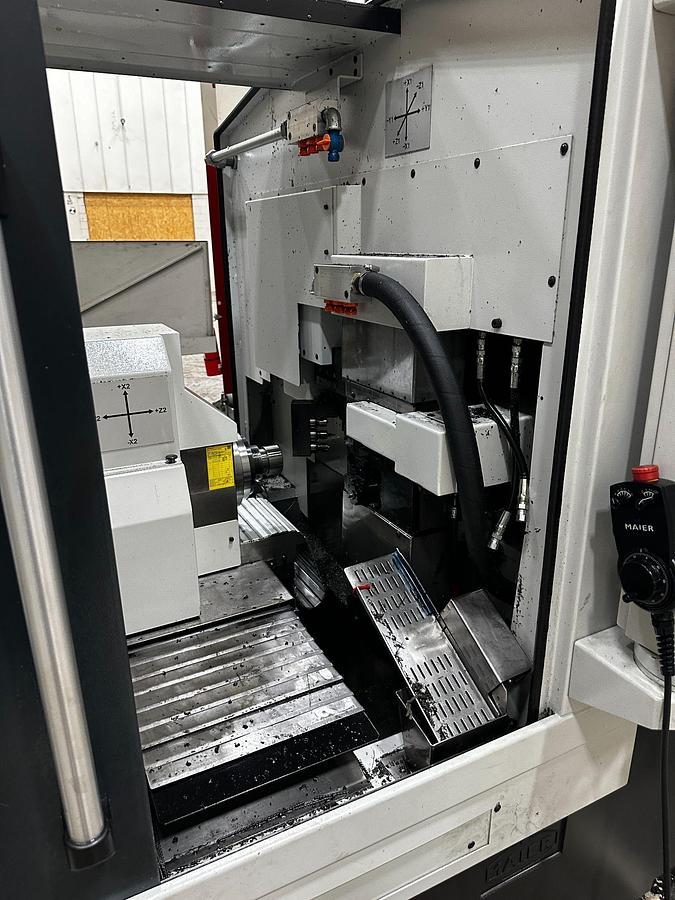 Used 10-Axis Maier ML32DY CNC Swiss Type Automatic Screw Machine