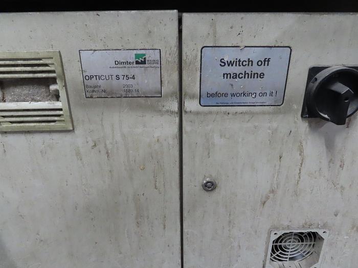 Used Weinig Ditmer Opticut S 75 Cross Cut Saw