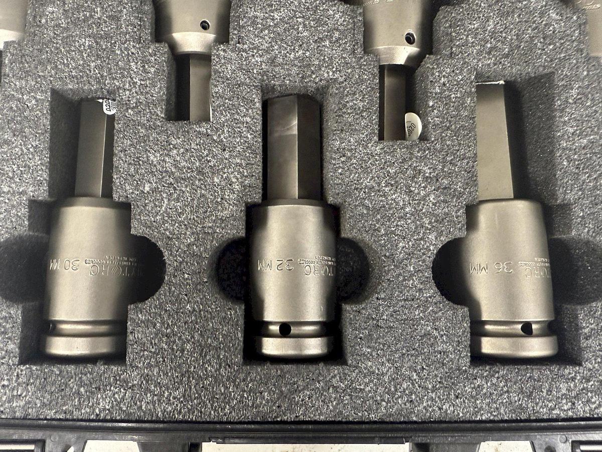 Used 1-13/16" to 3-1/8" HYTORC 1" HEX SOCKETS, FOR HYDRAULIC TORQUE WRENCH, 8 Units Available