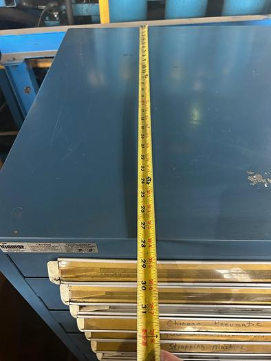 Used 9-Drawer Stanley Vidmar Cabinet