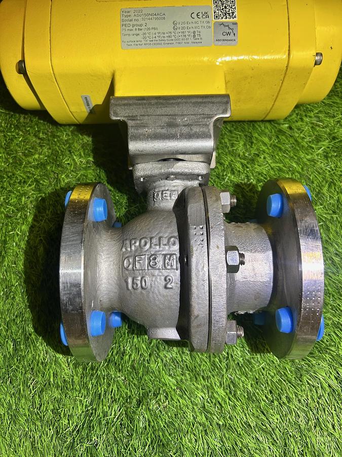 Apollo AS0150N04ACA Quarter-Turn Rack and Pinion Pneumatic Actuator