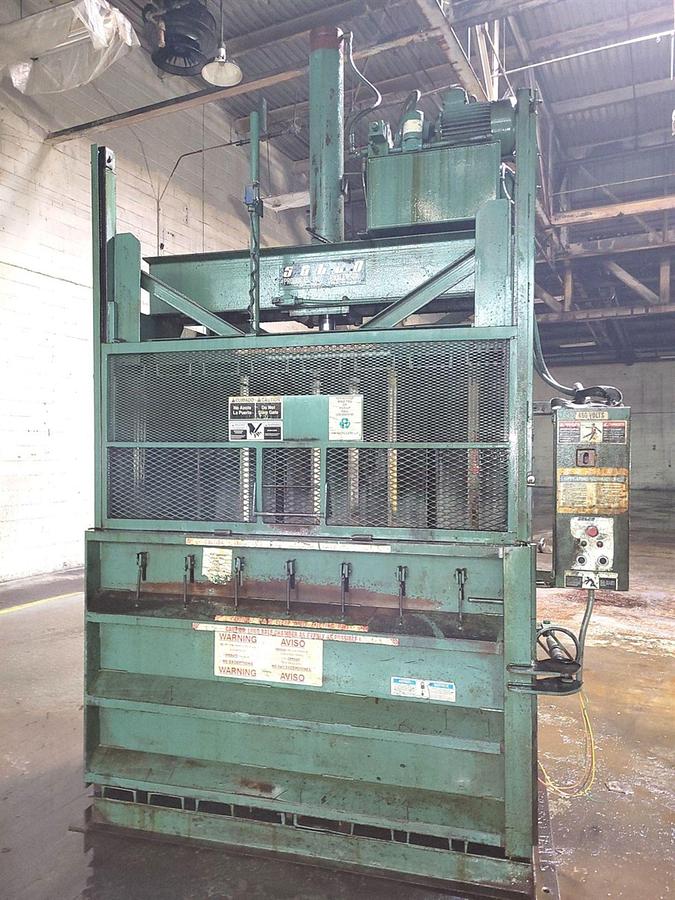 Used Selco VS-6 Vertical Cardboard Baler