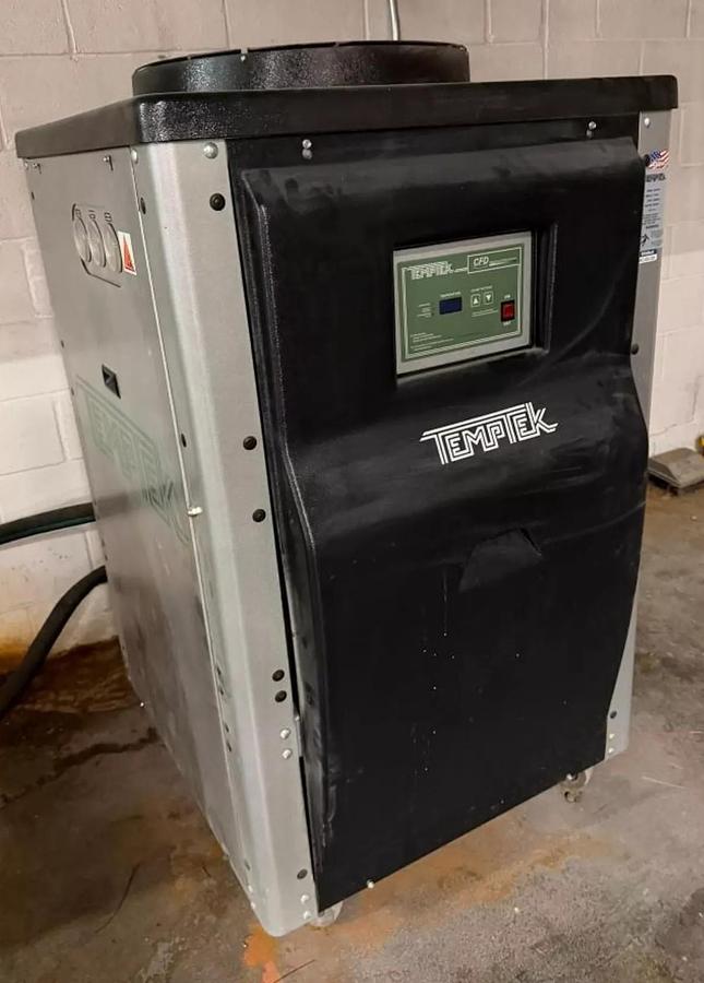 Used 5-Ton Temptek Portable Air-Cooled Chiller, Model: CFD-5AR 
