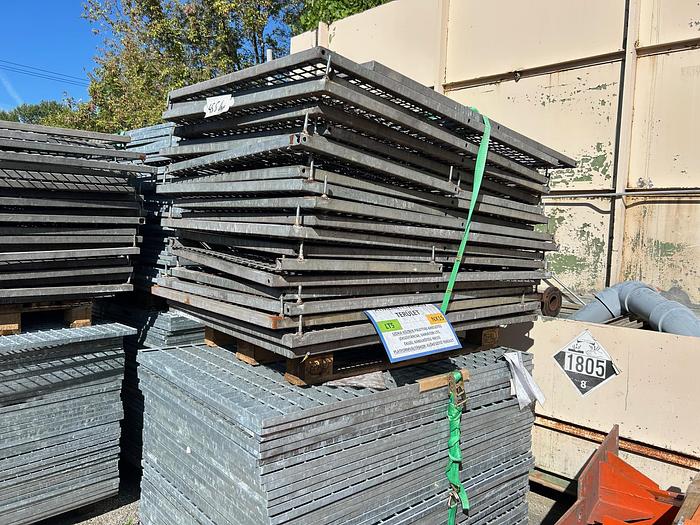 Used 60" x 36" Steel Grating (multiple pallets available)