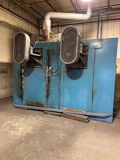 Used 850 DEGREE X 60" W X 144" L X 68" H MOCO DOUBLE DOOR GAS OVEN