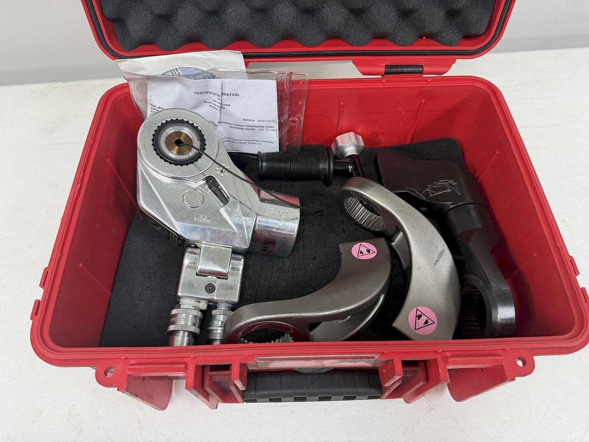 Used 1" HYTORC MODEL #AVANTI AV-3 HYDRAULIC TORQUE WRENCH