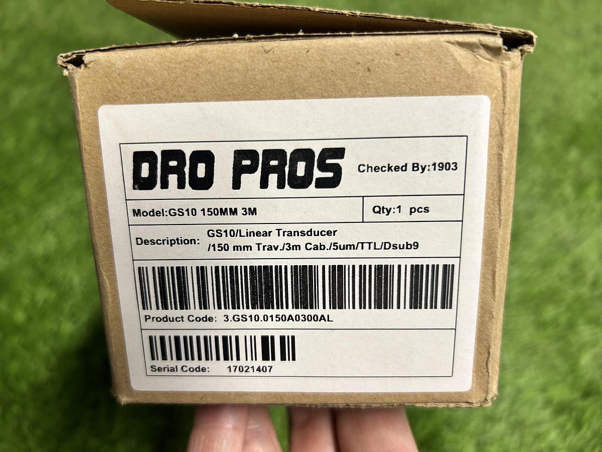 DRO Pros Model: GS10 150MM - 3M Linear Transducer (New Open Box)