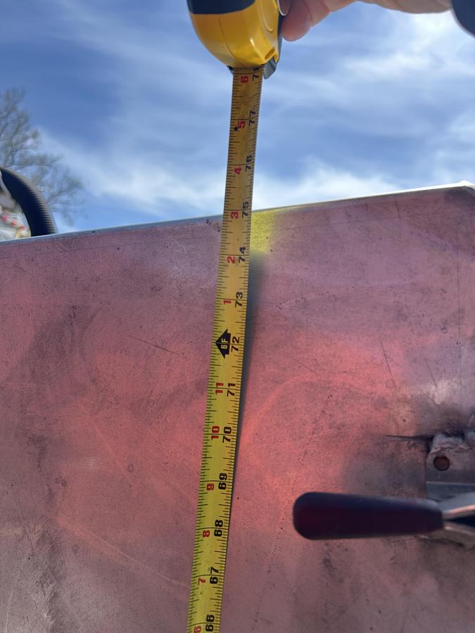 Used 1850 Gallon Stainless Steel Square Storage Tank