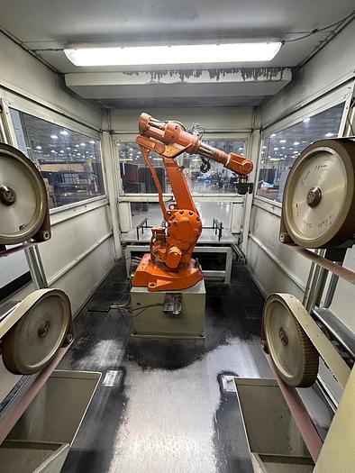 Used 2001 Pinnacle Technologies, Inc. ABB Robotic Grinding Cell