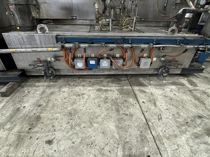 Used 3-Stage Ransohoff Stainless Steel Belt Washer with 24" wide Conveyor