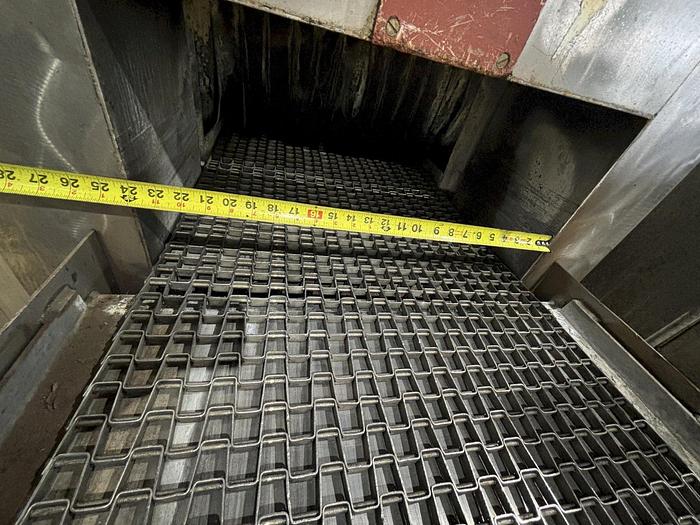 Used 3-Stage Ransohoff Stainless Steel Belt Washer with 24" wide Conveyor