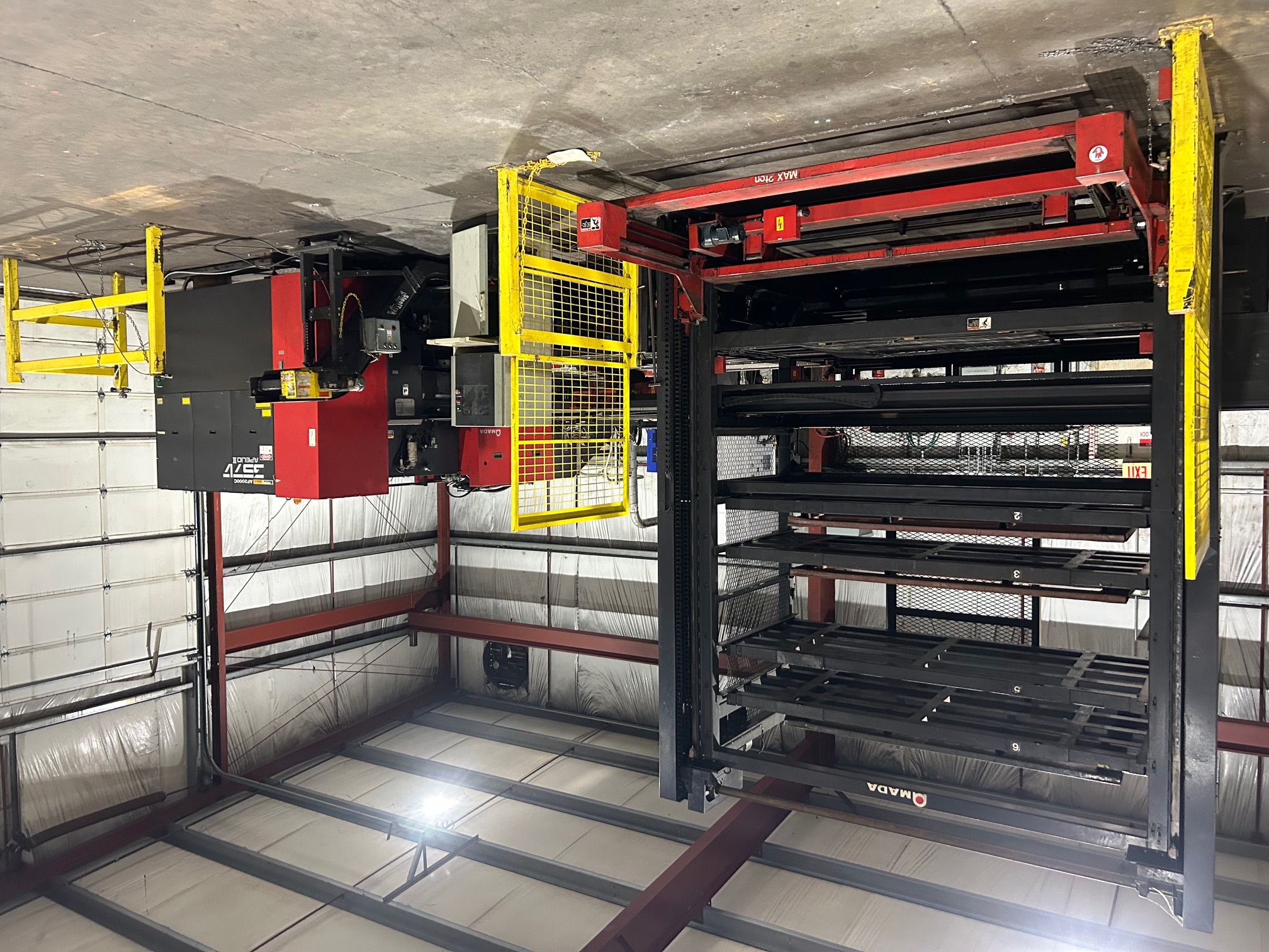 Used Auction of a Amada Fabrication Shop Closing, Press Brakes, Turret Punches, Welders & More!