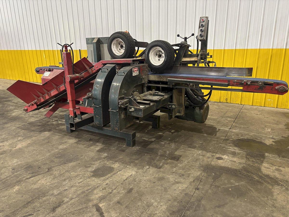 Used Morgan Multi-Head Re-Saw Pallet Making Saw