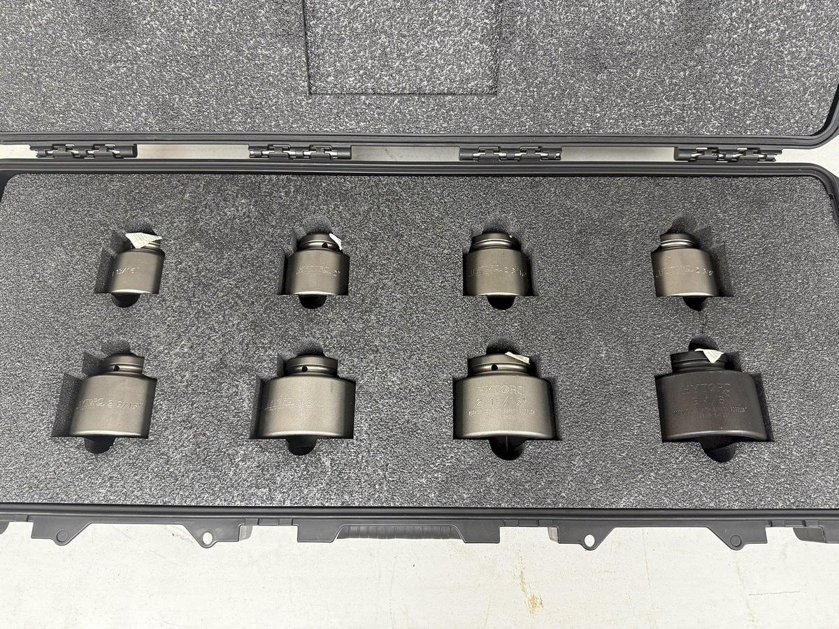 Used 1-13/16" to 3-1/8" HYTORC 1" HEX SOCKETS, FOR HYDRAULIC TORQUE WRENCH, 8 Units Available