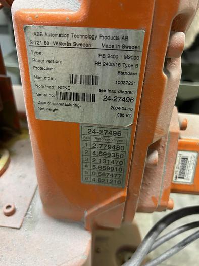 Used 2004 Pinnacle Technologies, Inc. ABB Robotic Polishing Cell