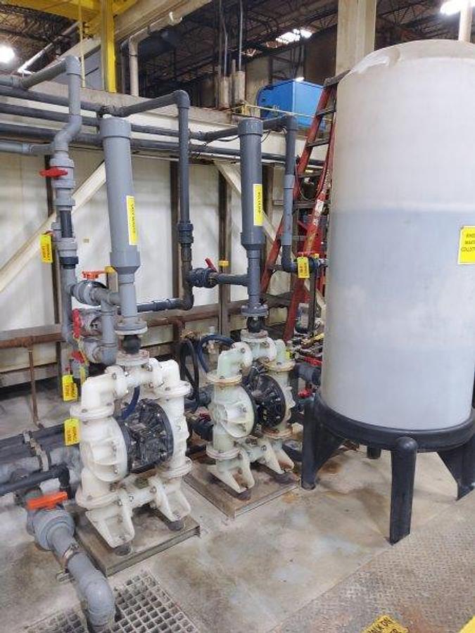 Used Price Walgren, Multi-Stage Zinc Nickle Plating Line