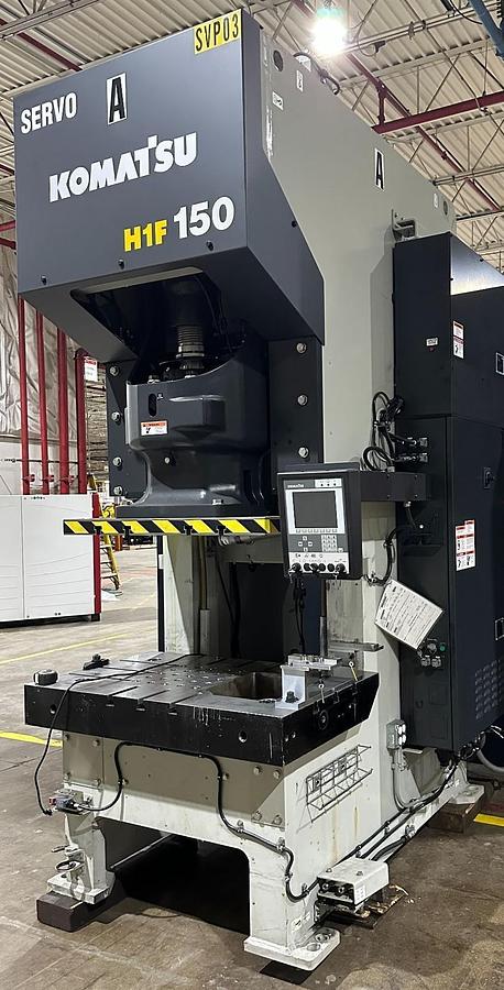 Used 165-Ton Komatsu Servo Model: H1F150-2 Gap Frame Press