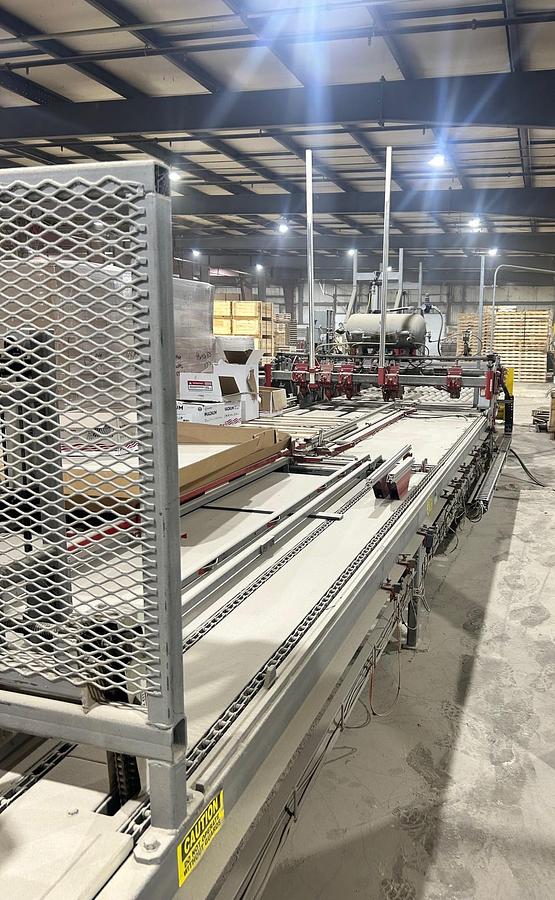 Used 2012 Stutzman Manufacturing, Woodpecker Pallet Nailing Machine, Model: 64"x108"
