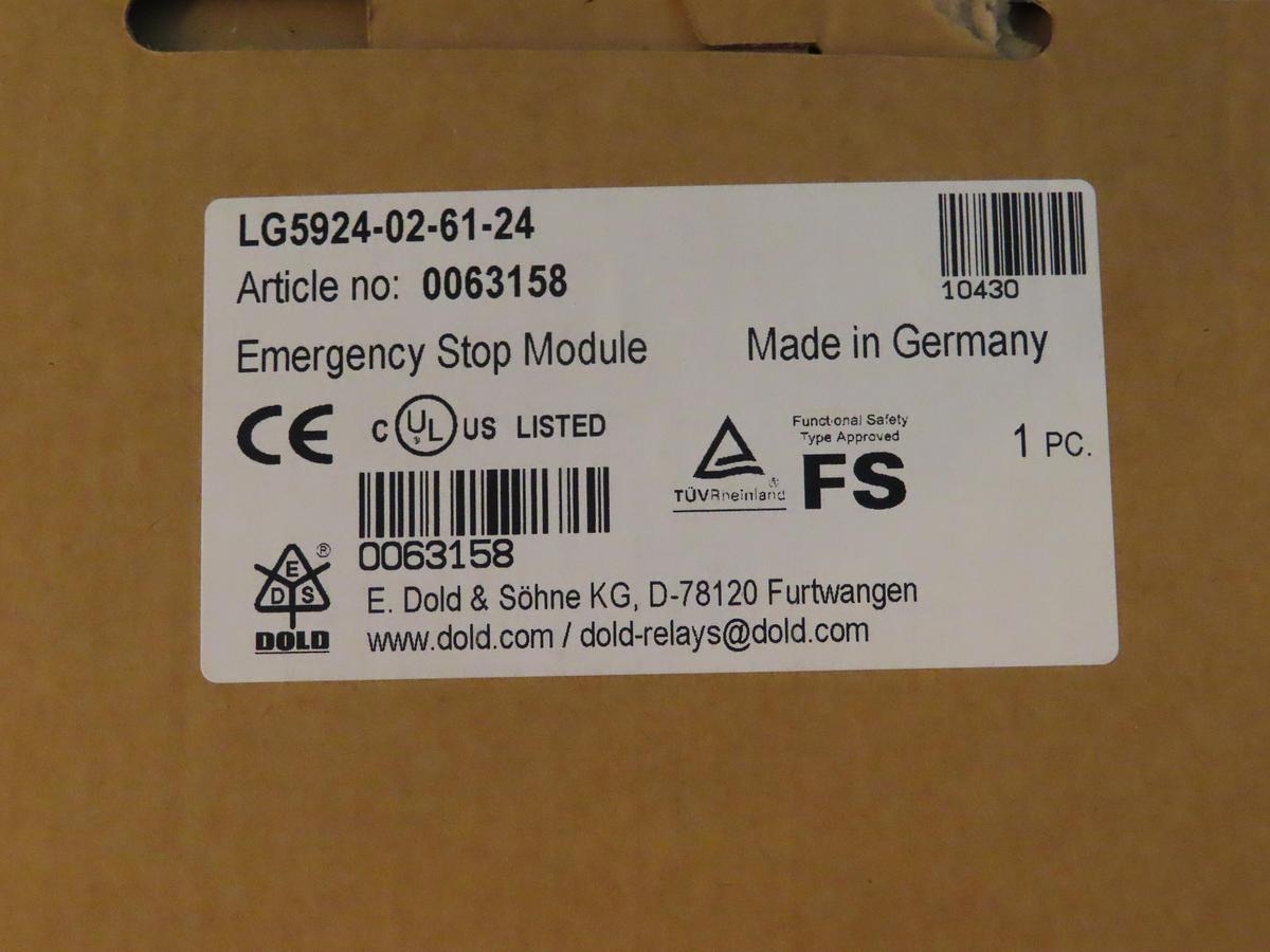 E. Dold & Söhne LG5924-02-61-24 Emergency Stop Module