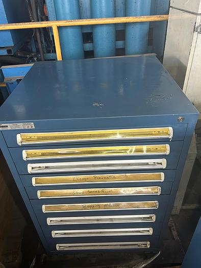 Used 9-Drawer Stanley Vidmar Cabinet