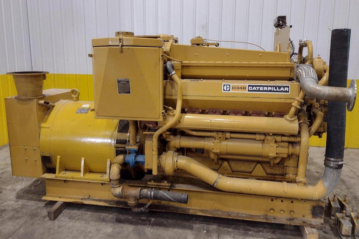 Used 500 Kw Caterpillar Diesel Generator, Model: D348