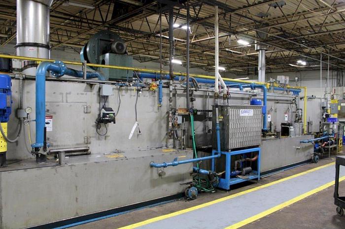 Used 4-Stage Continental Equipment Corp Gas Heat Stainless Steel Conveyor Washer w/ 18" X 15" H Opening