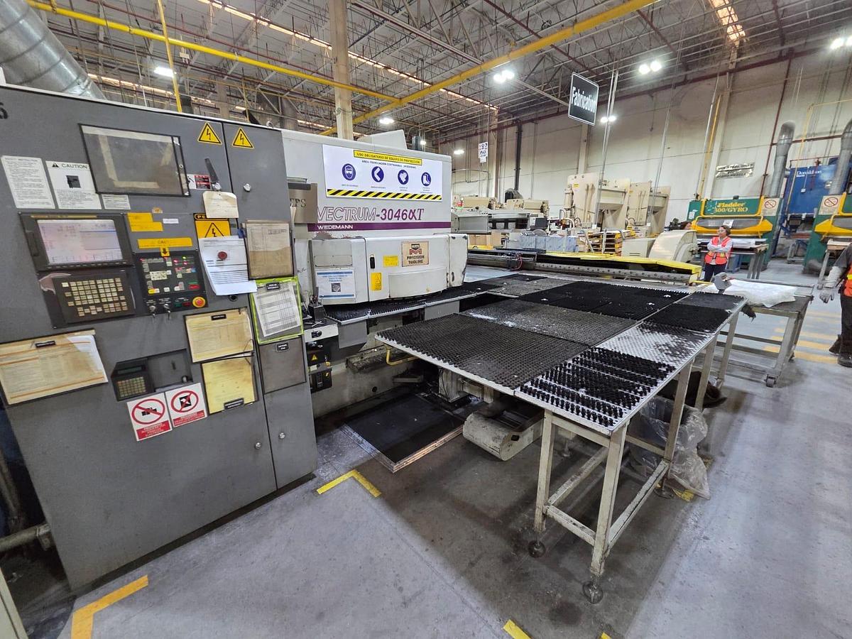 Used 33-Ton Wiedemann-Muratec CNC Turret Punch, Model: Vectrum-3046 Alpha XT