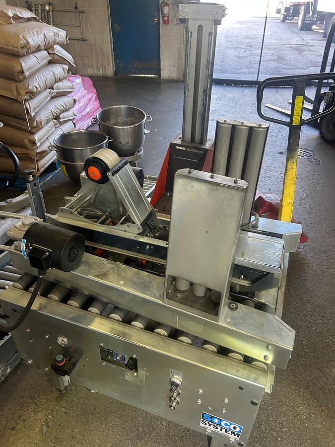 Used Soco System T-55 Case Sealer with Auto Adjustment