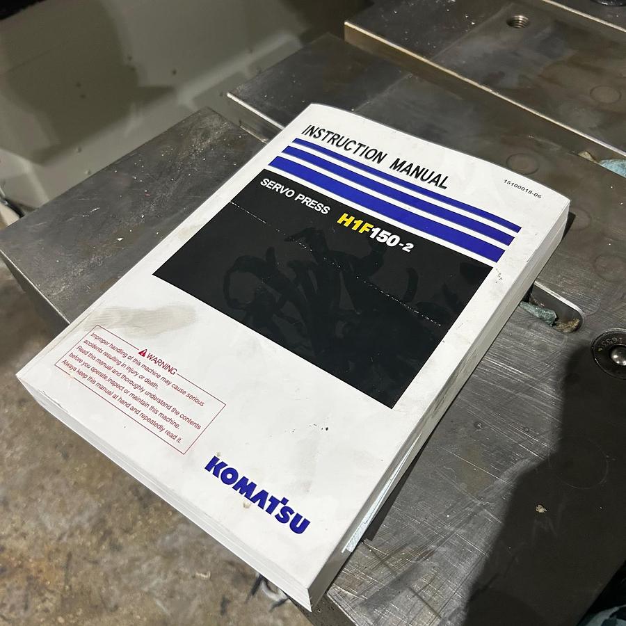 Used 165-Ton Komatsu Servo Model: H1F150-2 Gap Frame Press