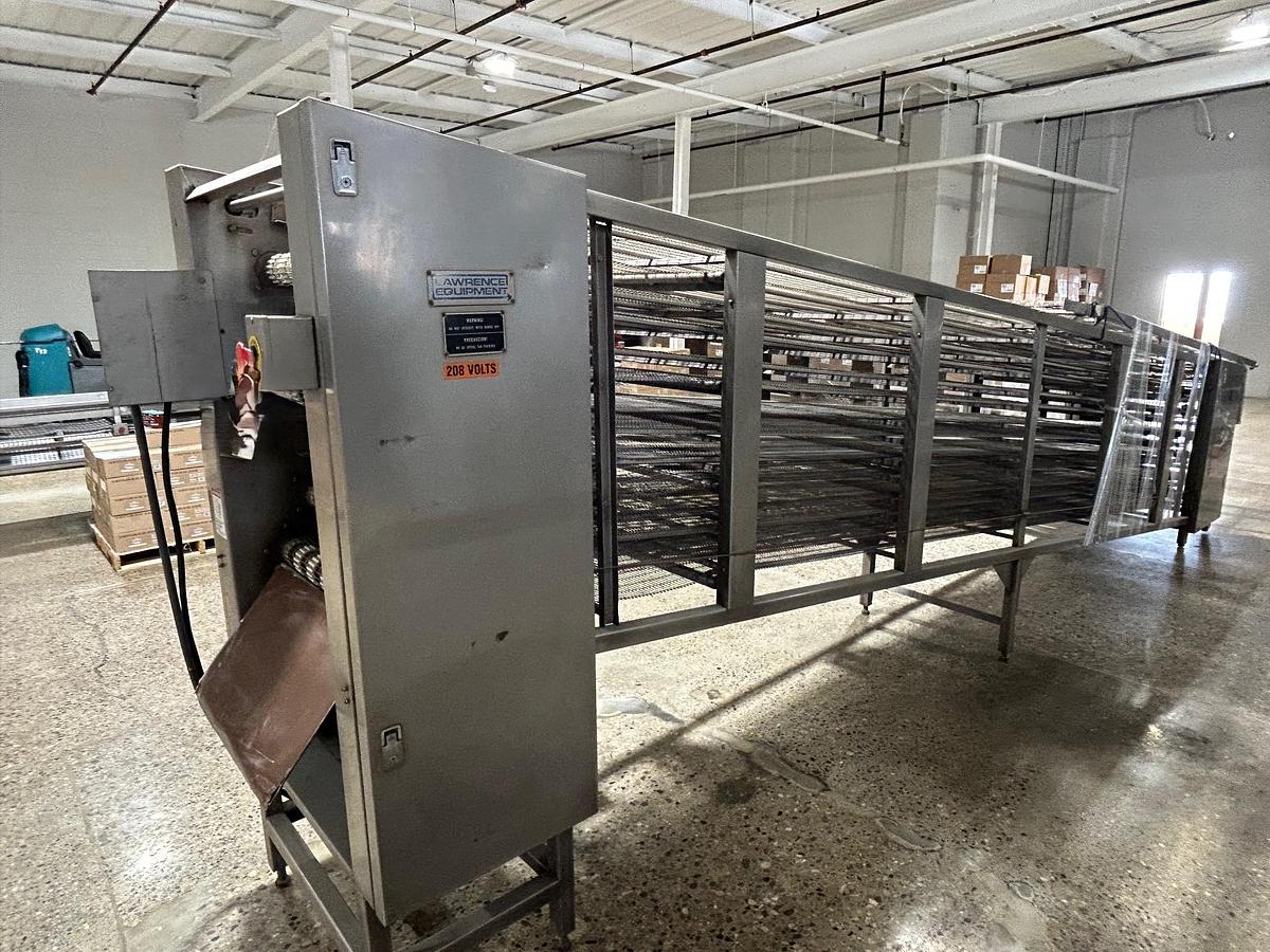 Used 7-Tier Lawrence Equipment Cooling Conveyor, Model: 0CC2420-05