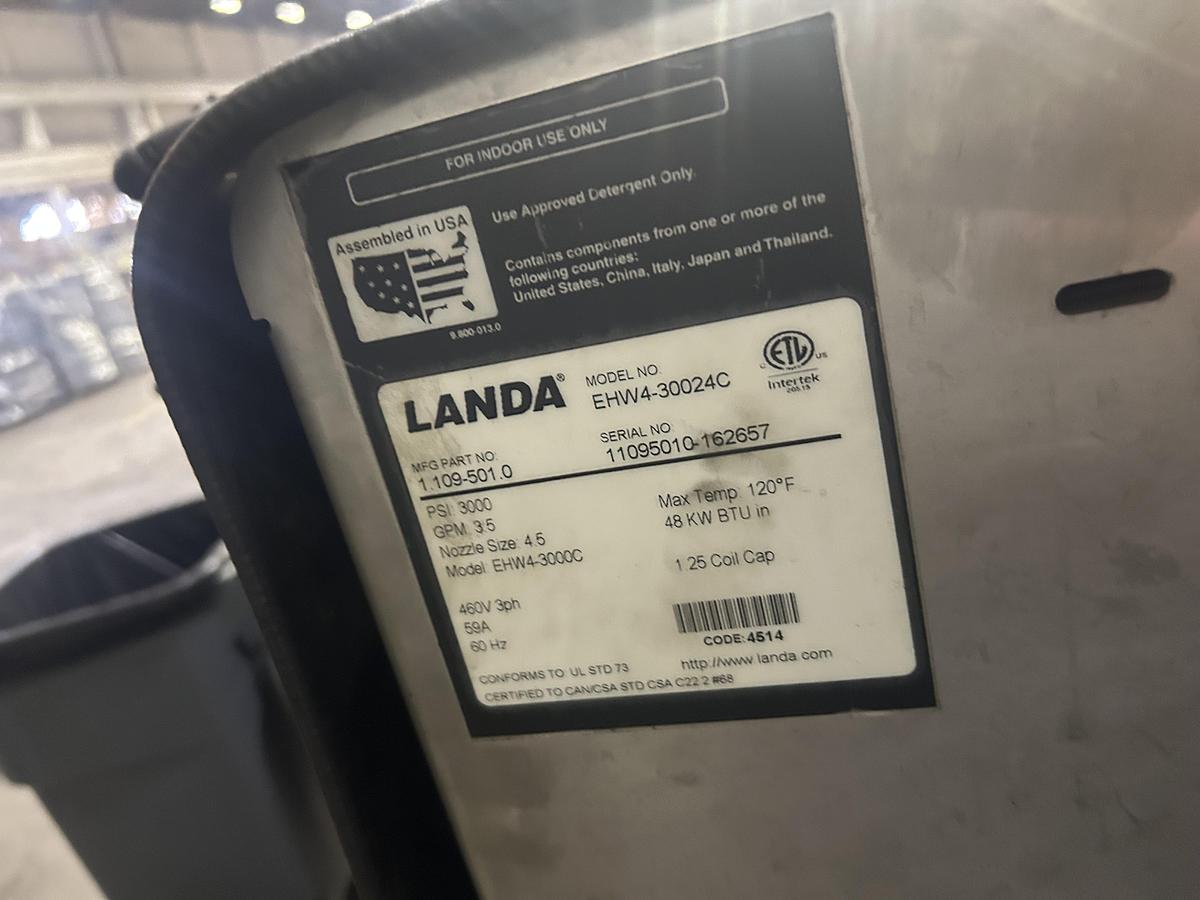 Used Landa EHW4-30024C Heated Pressure Washer