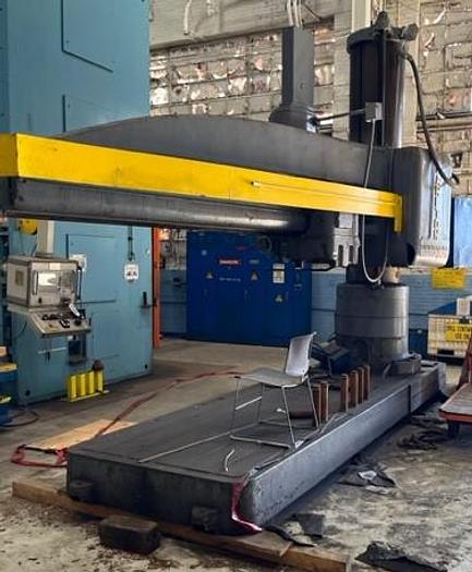 Used 12' x 26" Carlton Model: 5A Radial Drill Press