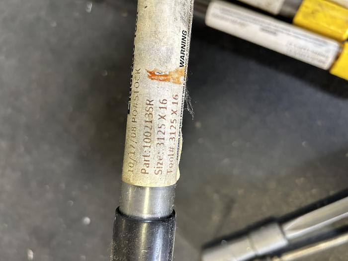 Used Large Lot of Various New Gun Drills Eldorado Tool Drill Masters, 120+ Gun Drills