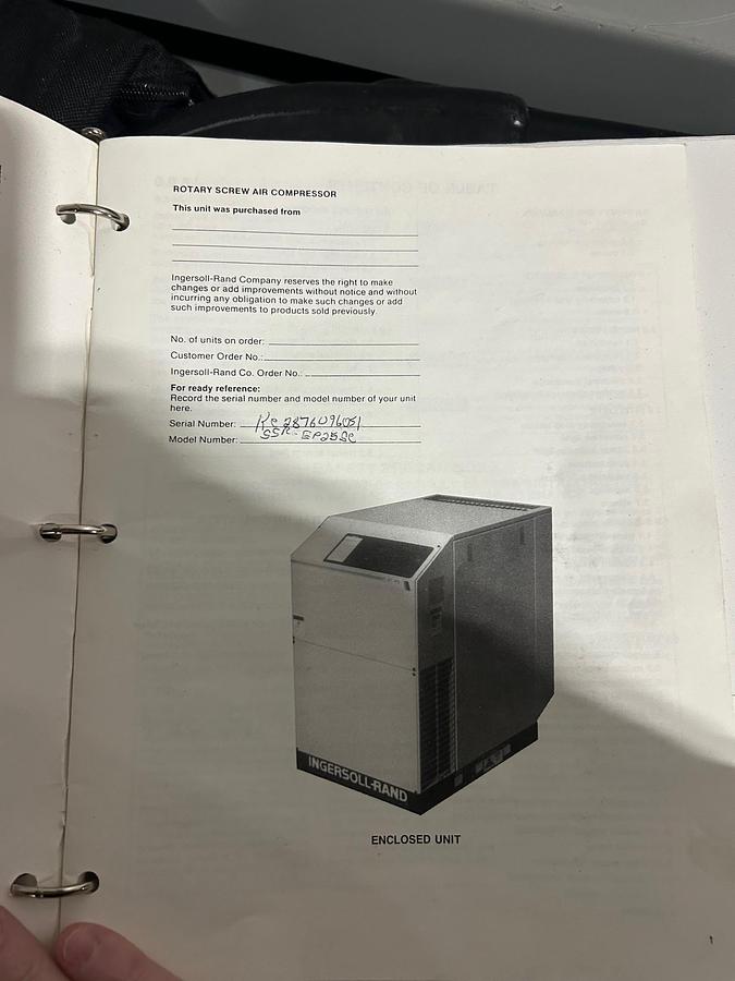 Used 25 HP Ingersoll Rand, Model: SSR-EP25SE Rotary Screw Air Compressor