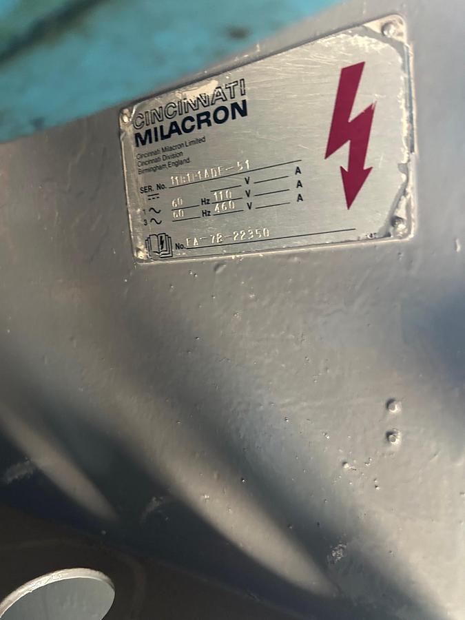 Used CINCINNATI-MILACRON "POWERMATIC 100" HORIZONTAL-SPINDLE PRODUCTION MILL