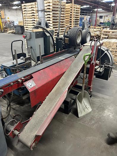 Used Morgan Multi-Head Re-Saw Pallet Making Saw