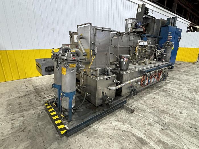 Used 3-Stage Ransohoff Stainless Steel Belt Washer with 24" wide Conveyor