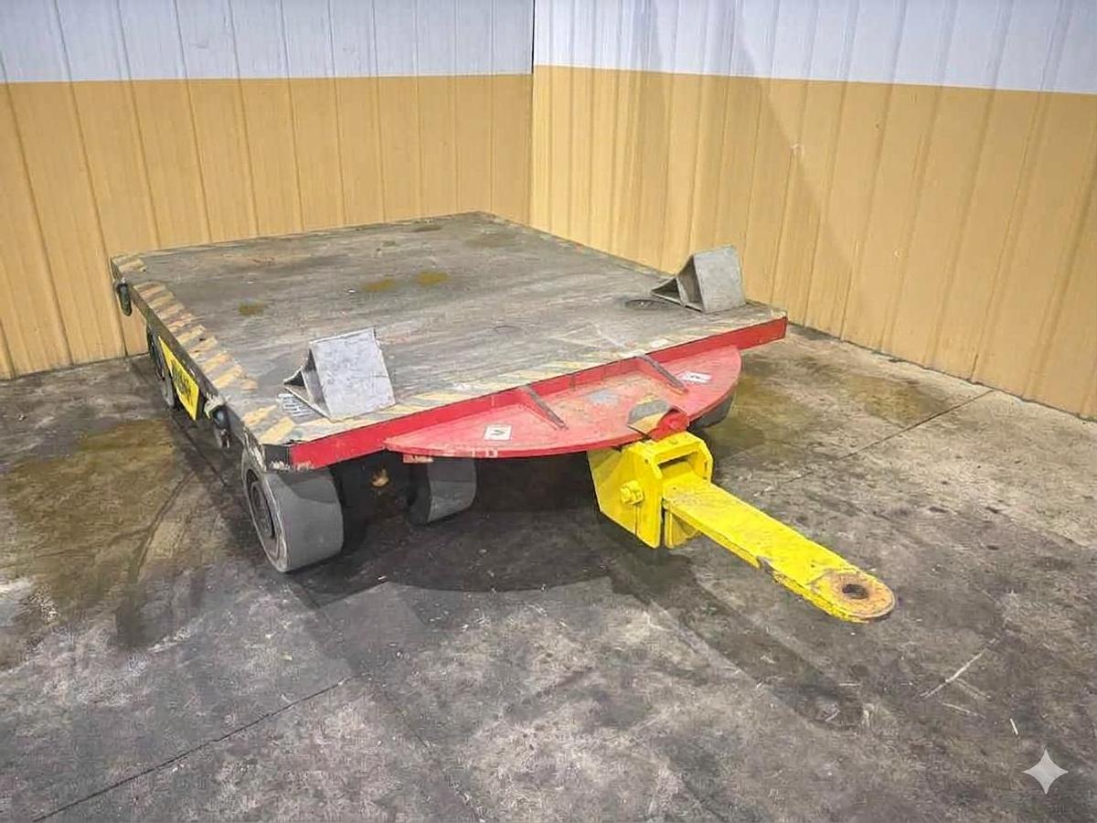 Used 60,000 LBS ALLEGHENY MATERIAL HANDLING INC MODEL #T600-USTA-8X TUGGER TRAILER DIE CART