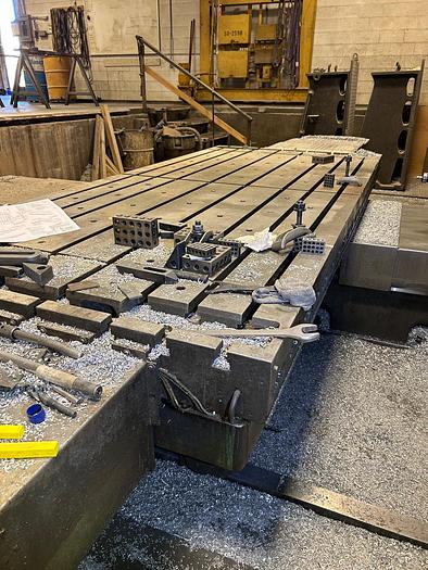 Used 6" GIDDINGS & LEWIS 60" X 132" TABLE TYPE G&L CNC BORING MILL