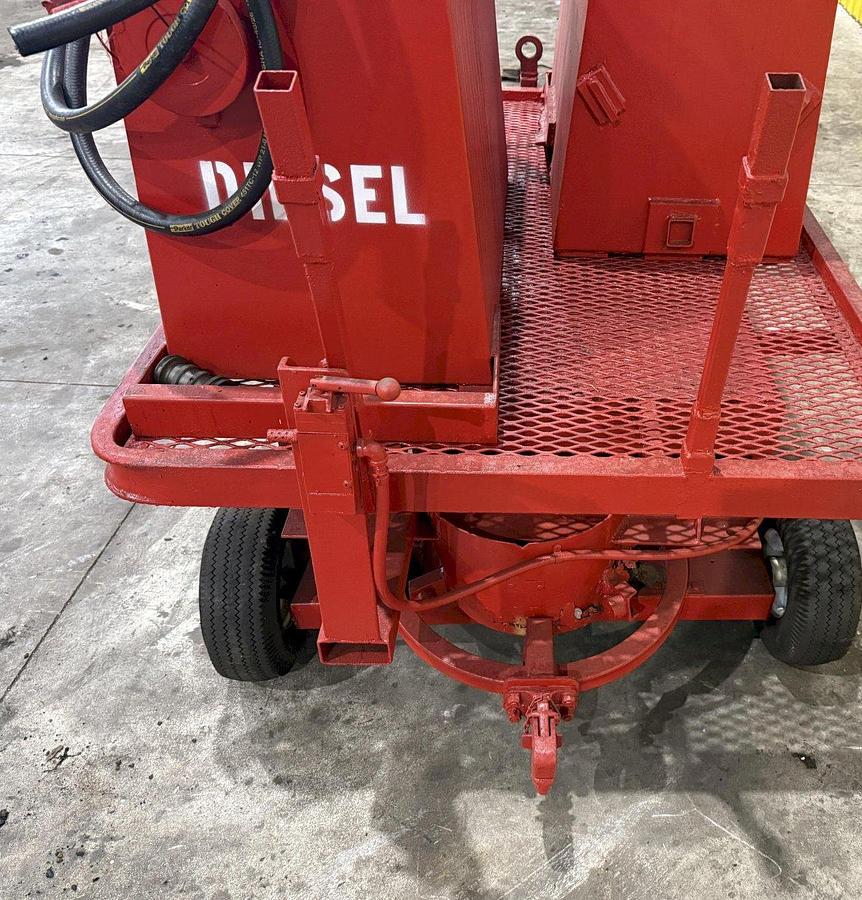 Used 2 TANK DIESEL GAS ROLLING TRANSFER TOW CART