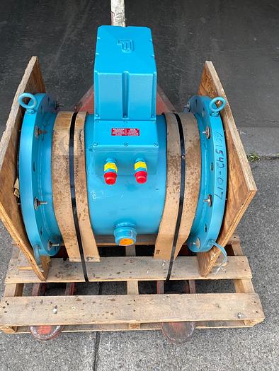 Fischer & Porter Mag-X 10D1435A Magnetic Flow Meter w/ Teflon Lining, 16"