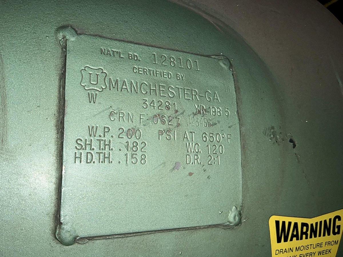 Used 15 HP Speedaire Duplex Air Compressor