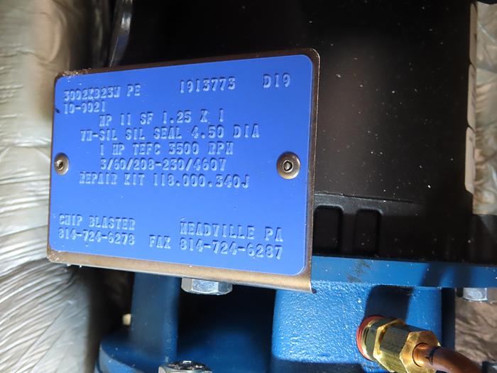 Chipblaster CB.10-9021  Pump 3ph 0.75k Scot Model 11