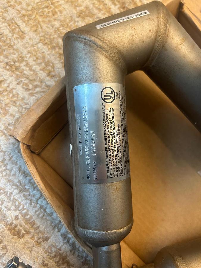 Used MICRO MOTION, MASS FLOW METER, EMERSON CMF050M322NSAUEZZZ
