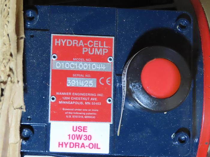Used Wanner Engineering Hydra-Cell D10 Pump Wanner Engineering Hydra-Cell D10 Pump