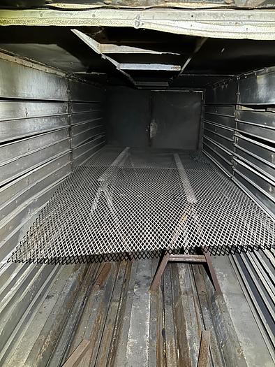 Used 850 DEGREE X 60" W X 144" L X 68" H MOCO DOUBLE DOOR GAS OVEN