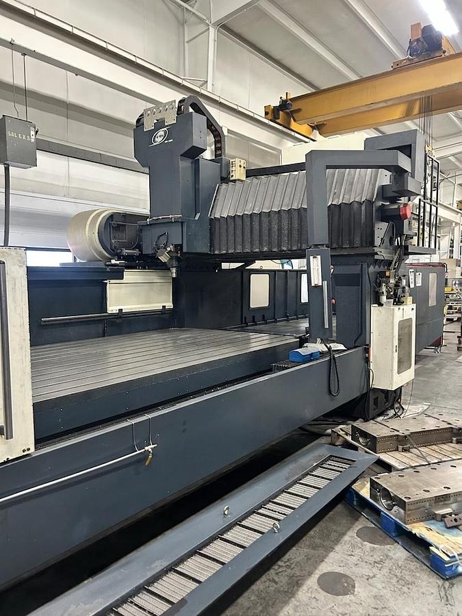 Used Johnford 3-Axis DMC-4100PH Hi-Net Double Column Vertical Machining Bridge Mill