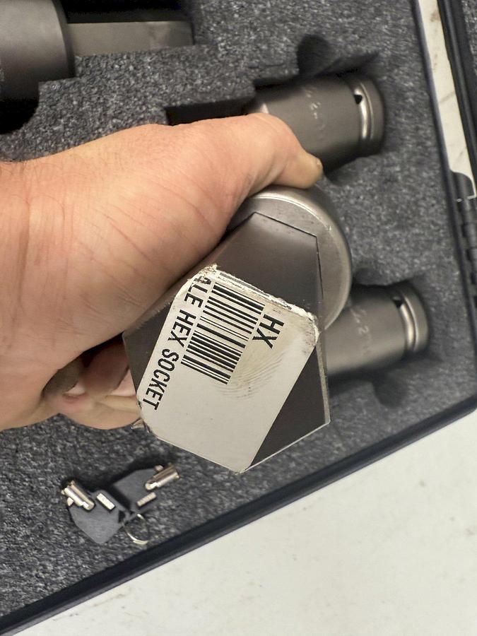 Used 1-13/16" to 3-1/8" HYTORC 1" HEX SOCKETS, FOR HYDRAULIC TORQUE WRENCH, 8 Units Available